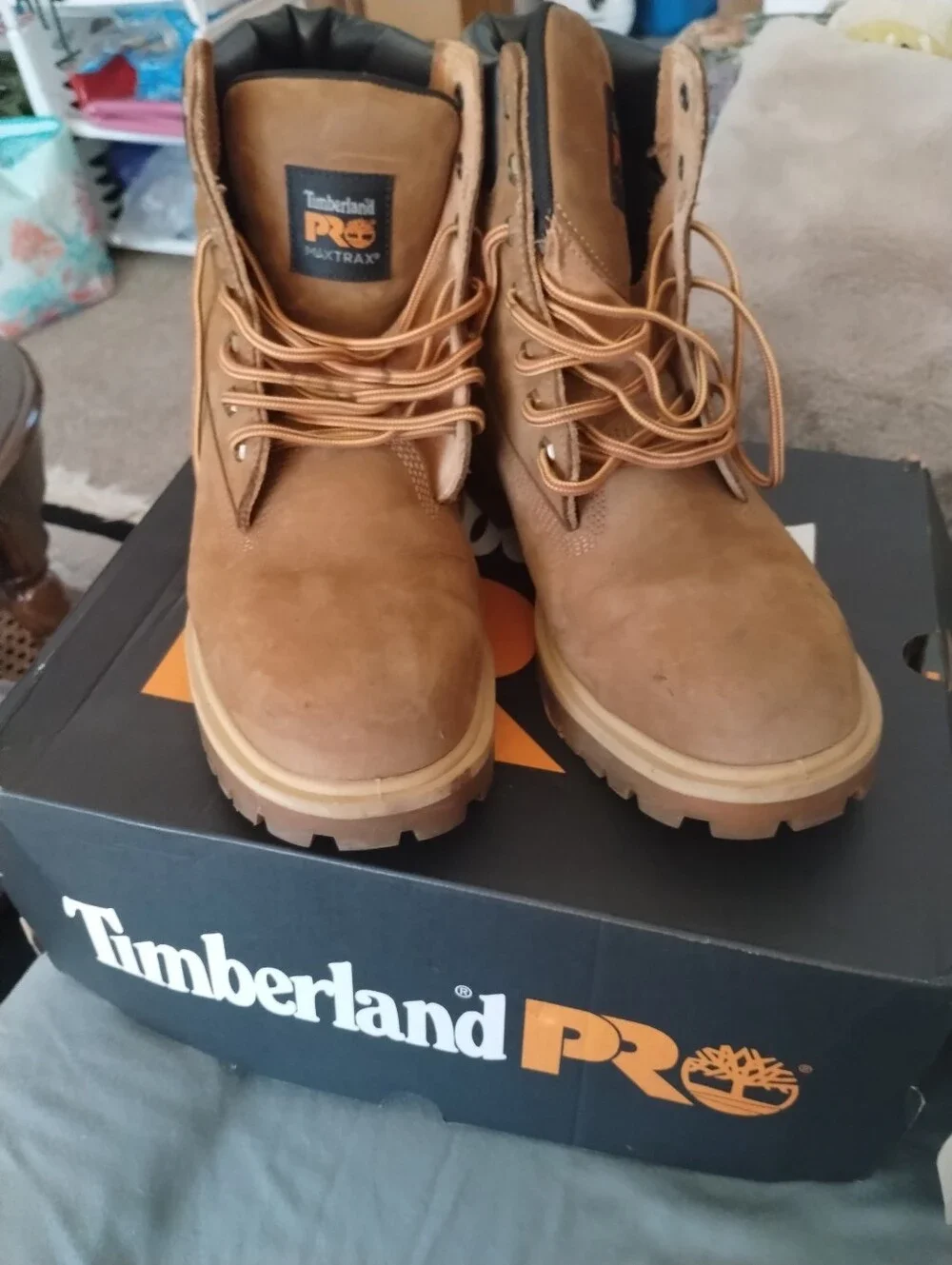 Mens Timberland Steel Toe Water Resistant Insulated High Top Work Boots Sz 11m